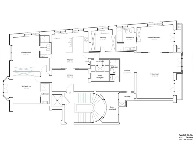 BOULEVARD DES MOULINS - 4 Rooms - Fully renovated - 13